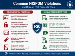 Common NISPOM Violations and How an FSO Prevents Them