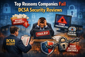 Top Reasons Companies Fail DCSA Security Reviews